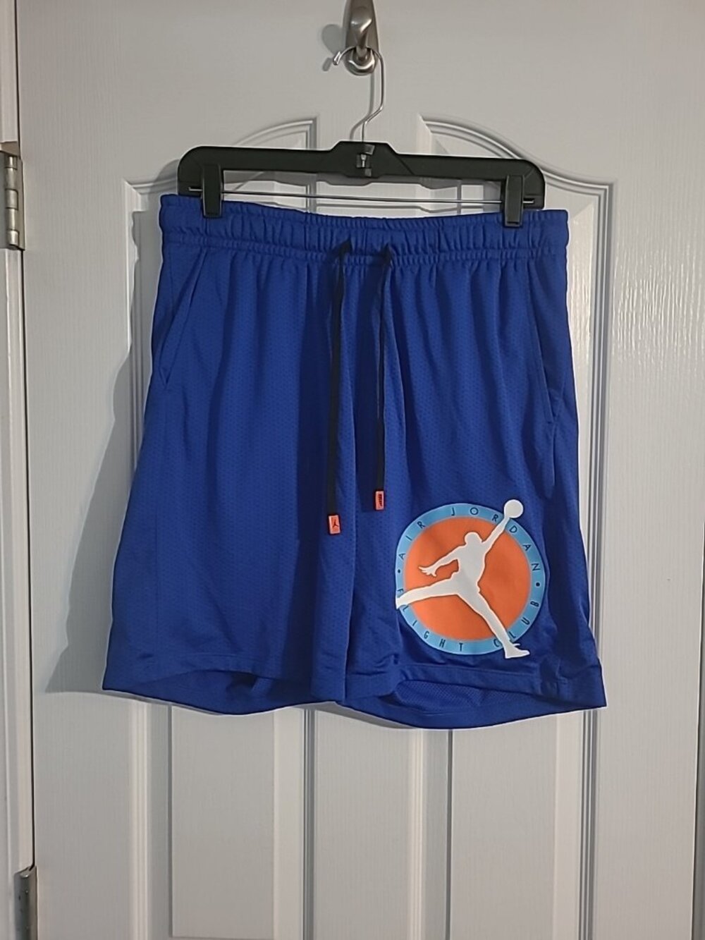 Nike Air Jordan Flight Club MVP Men's Med Blue Mesh Basketball Shorts DV7602-480